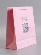 Пакет подарочный ламинированный «Ты супер», 26×12×32 см - Фото 4