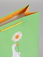 Пакет подарочный ламинированный «Ромашка», 26×12×32 см - Фото 5