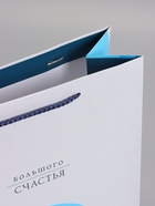 Пакет подарочный ламинированный «Большого счастья», 26×12×32 см - Фото 5