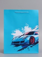 Пакет подарочный ламинированный «Чёткий акцент», 26×12×32 см - Фото 2