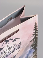 Пакет подарочный ламинированный «Северный характер», 26×12×32 см - Фото 5