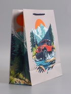 Пакет подарочный ламинированный «Путь сильных», 26×12×32 см - Фото 4