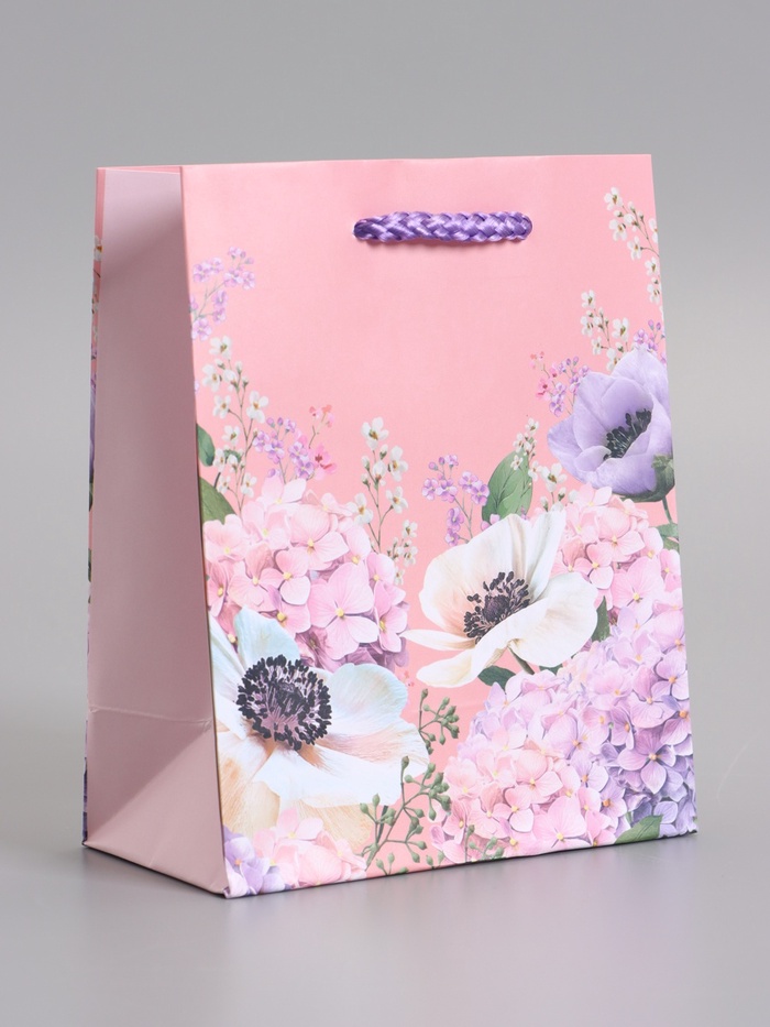 Пакет подарочный ламинированный «Счастье», 11.5×14.5×6.5 см - Фото 1