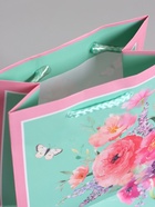 Пакет подарочный ламинированный «Цветочный подарок», 11.5×14.5×6.5 см - Фото 5