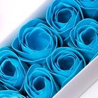 УЦЕНКА Набор мыльных роз синих 10шт в коробке. - Фото 4