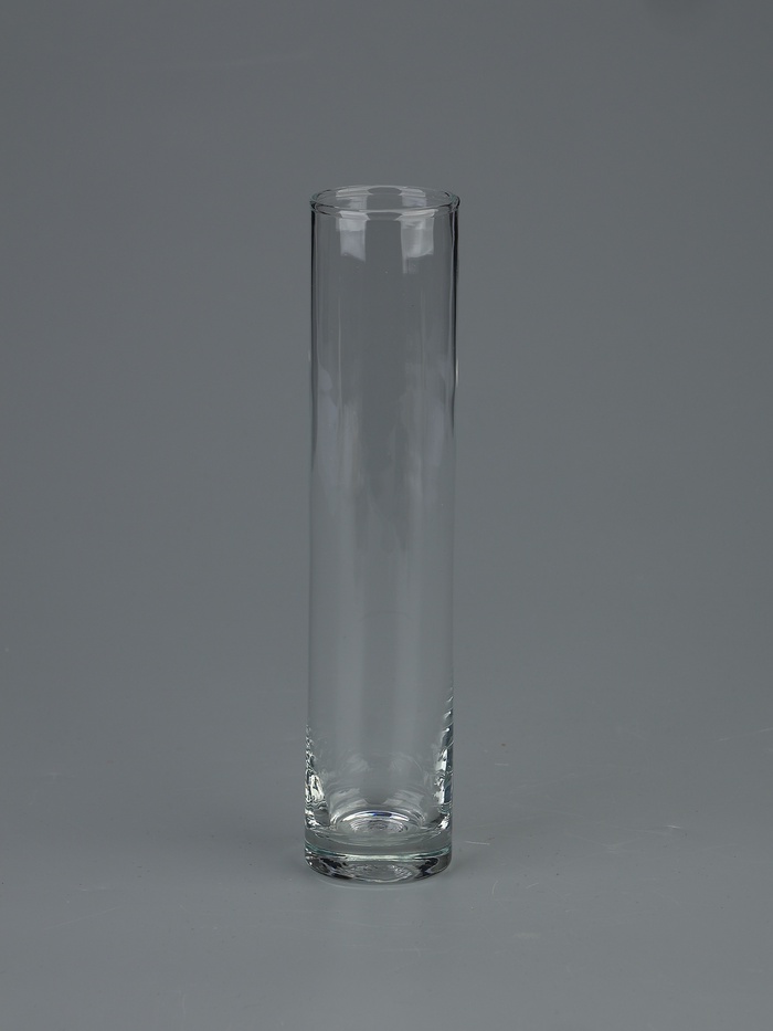УЦЕНКА Ваза «Цилиндр» 23×5 см, 0.4 л прозрачная - Фото 1
