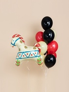 Воздушный шар фольгированный 32" «Лошадка белая», русский узор  (артикул 10986586)  большой выбор товаров оптом и в розницу по низким ценам с доставкой