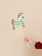 Воздушный шар фольгированный 11" «Лошадка белая», русский узор, набор 5 штук  (артикул 10986588)  большой выбор товаров оптом и в розницу по низким ценам с доставкой