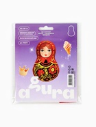 Воздушный шар фольгированный 32" «Матрёшка», золотая роспись  (артикул 10986589)  большой выбор товаров оптом и в розницу по низким ценам с доставкой