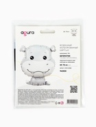 Воздушный шар фольгированный 30" «Бегемотик»  (артикул 10986605)  большой выбор товаров оптом и в розницу по низким ценам с доставкой