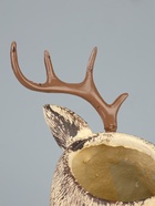 УЦЕНКА Ваза полистоун настольная "Олень в очках" 22х15х26 см - Фото 5