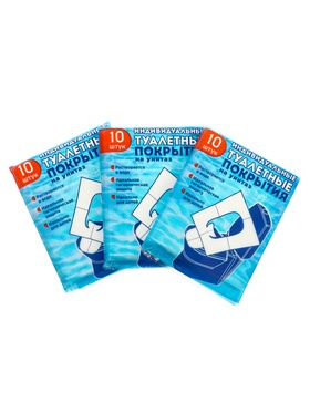 Индивидуальное защитное покрытие для унитазов 3 упаковки