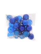 УЦЕНКА Набор ёлочных шаров d=6 см, 24 шт. «Далия», синий - Фото 6