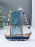 Сувенирная модель корабля «Рыбацкая лодка», 3×14.5×17 см  (артикул 10957128)  большой выбор товаров оптом и в розницу по низким ценам с доставкой