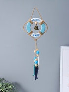 Декор настенный, панно «Спасательный круг с колоколом и рыбками», 2×10.8×35 см  (артикул 10957131)  большой выбор товаров оптом и в розницу по низким ценам с доставкой