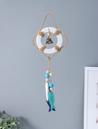 Декор настенный, панно «Спасательный круг с колоколом и рыбками», 2×10.8×35 см  (артикул 10957131)  большой выбор товаров оптом и в розницу по низким ценам с доставкой