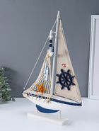 Сувенирная модель корабля «Судно рыбацкое», 5×30×45.7 см  (артикул 10957137)  большой выбор товаров оптом и в розницу по низким ценам с доставкой