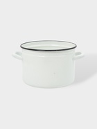 УЦЕНКА Кастрюля эмалированная, 4 л, d=21.3 см, без крышки, без декора, белая - Фото 1