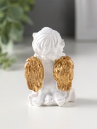 Фигурка полистоун «Белоснежный ангел с золотыми крыльями», 4.5×5×8.5 см  (артикул 10954754)  большой выбор товаров оптом и в розницу по низким ценам с доставкой