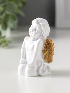 Фигурка полистоун «Белоснежный ангел с золотыми крыльями», 4.5×5×8.5 см  (артикул 10954754)  большой выбор товаров оптом и в розницу по низким ценам с доставкой