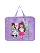 Папка с ручками «Модница», А4, пластиковая, 70 мм, 322×256 мм  (артикул 10963318)  большой выбор товаров оптом и в розницу по низким ценам с доставкой