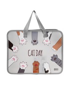 Папка с ручками «Лапки», А4, пластиковая, 70 мм, 322×256 мм - Фото 3