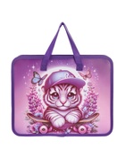 Папка с ручками «Тигренок», А4, пластиковая, 70 мм, 322×256 мм - фото 809505664