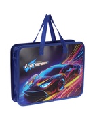 Папка с ручками «Автомобиль», А4, пластиковая, 70 мм, 322×256 мм - Фото 2