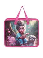 Папка с ручками «Милашка», А4, пластиковая, 70 мм, 322×256 мм  (артикул 10963325)  большой выбор товаров оптом и в розницу по низким ценам с доставкой