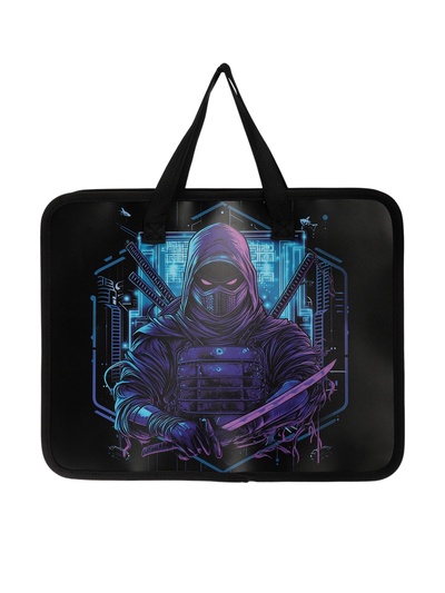 Папка с ручками «Воин», А4, пластиковая, 70 мм, 322×256 мм