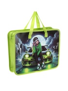 Папка с ручками «Ночь», А4, пластиковая, 70 мм, 322×256 мм  (артикул 10963328)  большой выбор товаров оптом и в розницу по низким ценам с доставкой