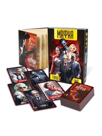 Настольная игра Русский стиль «Мафия. Город лжи», 36 карт