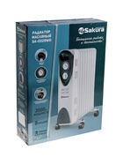 УЦЕНКА Обогреватель масляный Sakura SA-0329WG, 2000 Вт, до 20 м², 7 секций, механический, 3 режима 109 - Фото 2