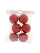 УЦЕНКА Набор шаров пластик d-7,5 см, 6 шт "Чары волшебства" красный - Фото 2