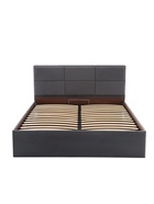 Кровать двуспальная «Агата», с подъёмным механизмом, 1600×2000 мм, велюр, цвет серый - Фото 10