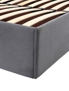 Кровать двуспальная «Агата», с подъёмным механизмом, 1600×2000 мм, велюр, цвет серый - Фото 11