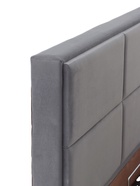 Кровать двуспальная «Агата», с подъёмным механизмом, 1600×2000 мм, велюр, цвет серый - Фото 12