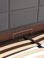 Кровать двуспальная «Агата», с подъёмным механизмом, 1600×2000 мм, велюр, цвет серый - Фото 8