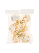 УЦЕНКА Набор ёлочных шаров d=8 см, 6 шт. «Льдинка - мишура», прозрачный - Фото 8