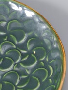 УЦЕНКА Блюдо "Полянка" керамика, цв. зелёный, 23х23х3 см - Фото 6