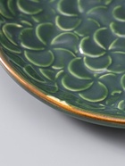 УЦЕНКА Блюдо "Полянка" керамика, цв. зелёный, 23х23х3 см - Фото 7