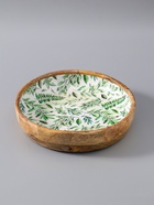 УЦЕНКА Блюдо " Оливковая ветвь" дерево манго 25х25х4,5 см - Фото 2