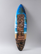 УЦЕНКА Панно "Доска для сёрфа "Тотем" дерево 80х21 см - Фото 2