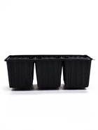 Кассета для рассады, 18×13.5×5.5 см, 9 ячеек, ячейка 100 мл, пластиковая, чёрная, набор 20 шт. - Фото 3