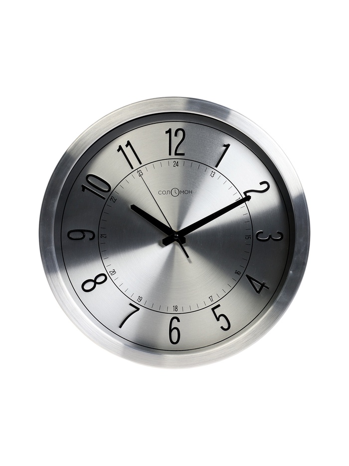 УЦЕНКА Часы настенные интерьерные «Соломон», плавный ход, d-35 см - Фото 1