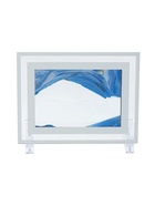 УЦЕНКА Песочные часы - картина «Майя», 18×13 см, антистресс, песок синий - Фото 2