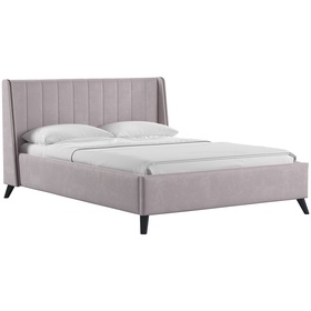 Кровать двуспальная МЕЛИССА с/м 140*200 с ПМ,  2170 x 1630 x 1040, велюр Ява/Тори 45