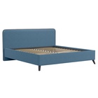 Кровать двуспальная «МИА», с подъёмным механизмом, спальное место 1800×2000 мм, 2160×2050×1000 мм, цвет голубой (bravo blue) - Фото 3