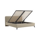 Кровать двуспальная МИА с/м 180*200 с ПМ,  2160x2050x1000, Bravo light brown 10332368