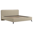 Кровать двуспальная МИА с/м 180*200 с ПМ,  2160x2050x1000, Bravo light brown 10332368